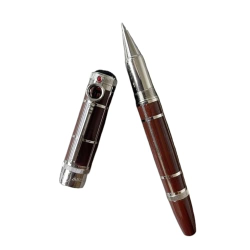 RORFFK Füllfederhalter mit Lupe, rundes Design, hochwertige Qualität, kleine Menge (B7, Stift mit Beutel) von RORFFK