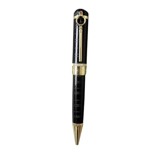 RORFFK Füllfederhalter mit Lupe, rundes Design, hochwertige Qualität, kleine Menge (C2, Stift mit Beutel) von RORFFK