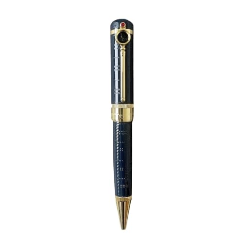 RORFFK Füllfederhalter mit Lupe, rundes Design, hochwertige Qualität, kleine Menge (C5, Stift mit Beutel) von RORFFK