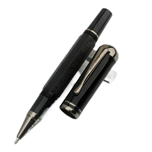 RORFFK Tintenroller, limitierte Auflage, Schnitzerei-Füllfederhalter, Schreibtinte, Büro, Schule (Hellgrün, Stift und Box) von RORFFK