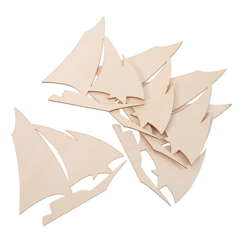 10Stücke DIY Holz Segelboot Unbemalt Kreative Tischdekoration für Zuhause Büro und Handgefertigtes Nautisches Holzboot Kreativität 10Stücke DIY Holz Segelboot Unbemalt Kreative Tischdekoration für Zuhause Büro und Handgefertigtes Nautisches Holzboot Kreativität von RORPOIR