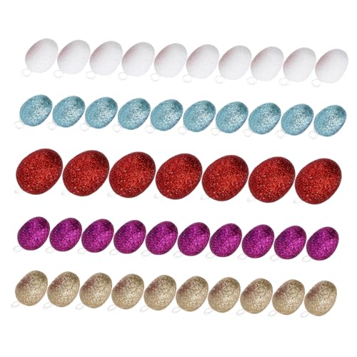 RORPOIR 100 Stück Bunte Ostereier Deko Schaumstoff mit Glitzer Zufällige Farben Osterfest Dekoration für Zuhause und Party Festliche Atmosphäre Zufällige Farbe RORPOIR 100 Stück Bunte Ostereier Deko Schaumstoff mit Glitzer Zufällige Farben Osterfest Dekoration für Zuhause und Party Festliche Atmosphäre Zufällige Farbe von RORPOIR