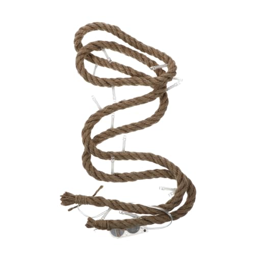 RORPOIR 15 Hanfseil-lampendekor Led Lichter Für Die Dekoration Knopfbatterie RORPOIR 15 Hanfseil-lampendekor Led Lichter Für Die Dekoration Knopfbatterie von RORPOIR