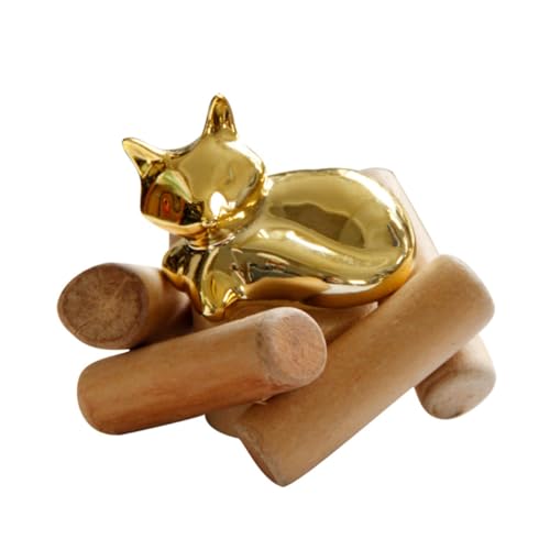 RORPOIR 1stk Dekorationsornamente Für Zuhause Wohndekoration Desktop-Dekoration Filigranes Keramikhandwerk Keramische Dekoration Wohnkultur Desktop-Ornament Golden Hölzern RORPOIR 1stk Dekorationsornamente Für Zuhause Wohndekoration Desktop-Dekoration Filigranes Keramikhandwerk Keramische Dekoration Wohnkultur Desktop-Ornament Golden Hölzern von RORPOIR