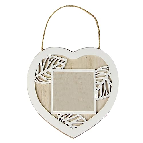 RORPOIR Bilderrahmen Aus Holz in Herzform 8 X 8 Cm 3d-geschnitzt Wanddekoration Fotohalter Aus Holz Für Freunde Und Familie RORPOIR Bilderrahmen Aus Holz in Herzform 8 X 8 Cm 3d-geschnitzt Wanddekoration Fotohalter Aus Holz Für Freunde Und Familie von RORPOIR