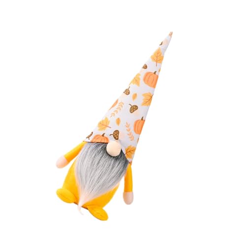 RORPOIR Entzückende Kürbisblatt-Puppe Für Zuhause 1 Stück Stoffpuppe Ornament Festliche Dekoration Feine Handwerkskunst Wärme Liebe von RORPOIR