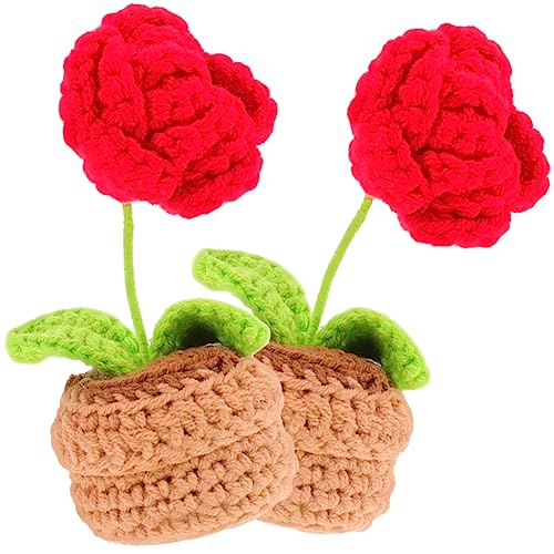 RORPOIR 2 Stück Mini -topfblumen -Ornamente Kunstpflanze Desktop-häkelblume Häkelblüten Dekorative Gehäkelte Blumenerde Bonsai Gehäkelte Blumenverzierung Kleine Topfblumen Häkeln Polyester RORPOIR 2 Stück Mini -topfblumen -Ornamente Kunstpflanze Desktop-häkelblume Häkelblüten Dekorative Gehäkelte Blumenerde Bonsai Gehäkelte Blumenverzierung Kleine Topfblumen Häkeln Polyester von RORPOIR