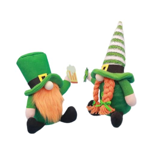 RORPOIR 2 Stück irische Festpuppen wichtelpuppe st Patricks Day Dekoration wohnraumdeko Dekoration für St Patricks Fest tischdeko esstisch Festzwergdekoration Festival- Sand RORPOIR 2 Stück irische Festpuppen wichtelpuppe st Patricks Day Dekoration wohnraumdeko Dekoration für St Patricks Fest tischdeko esstisch Festzwergdekoration Festival- Sand von RORPOIR