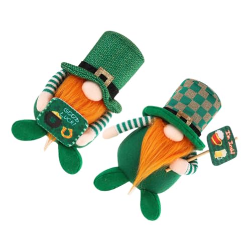 RORPOIR 2 Stücke Skandinavischen Stil St. Patricks Tag GNOME Puppen Festival GNOME Für Home Party RORPOIR 2 Stücke Skandinavischen Stil St. Patricks Tag GNOME Puppen Festival GNOME Für Home Party von RORPOIR