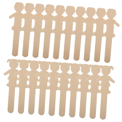 RORPOIR 20 Stück Holz Menschen Ausschnitte Bastelstäbchen Für DIY Bastelstäbchen Jungen Und Mädchenfiguren Unfertige Holzstäbchen Zum Malen Aufkleben Und Dekorieren RORPOIR 20 Stück Holz Menschen Ausschnitte Bastelstäbchen Für DIY Bastelstäbchen Jungen Und Mädchenfiguren Unfertige Holzstäbchen Zum Malen Aufkleben Und Dekorieren von RORPOIR