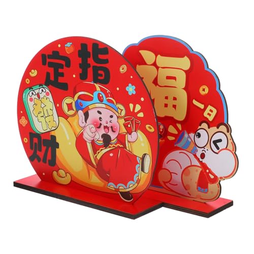 RORPOIR 2025 Chinesisches Sternzeichen Schlange Jahr Ornament Holz Tisch Mittelstück Für Home Office RORPOIR 2025 Chinesisches Sternzeichen Schlange Jahr Ornament Holz Tisch Mittelstück Für Home Office von RORPOIR