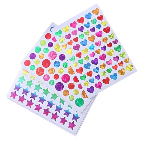 RORPOIR 30 Blatt DIY Belohnungsaufkleber Bunte Stern Herz und Rundpunkte Ablösbare Aufkleber für Scrapbooking Basteln Geschenkverpackung Sichere Langlebige Etiketten RORPOIR 30 Blatt DIY Belohnungsaufkleber Bunte Stern Herz und Rundpunkte Ablösbare Aufkleber für Scrapbooking Basteln Geschenkverpackung Sichere Langlebige Etiketten von RORPOIR
