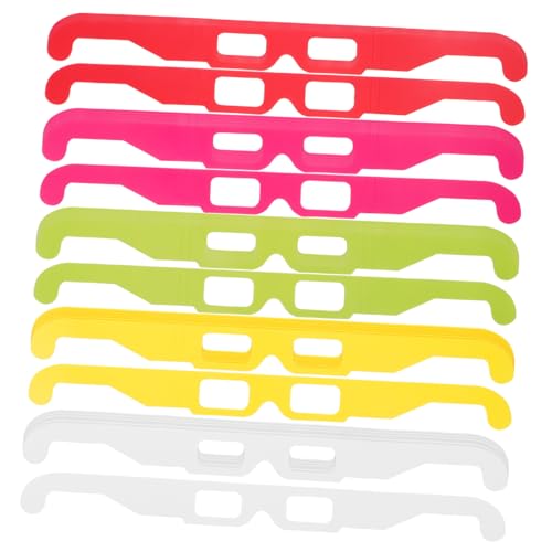 RORPOIR 30 Stück Cinema Brillen Bunte Papierbrillen für Filme Partys und Computerbildschirme Komfortable Brille für Fesselndes Visuelles von RORPOIR