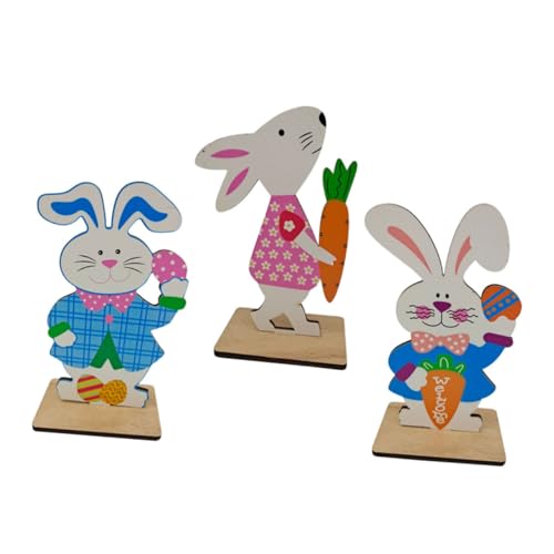 RORPOIR Elegante Bunny Schmücken Ostern Bunny Spielzeug Figurine Set Ostern Home Decor Ornament RORPOIR Elegante Bunny Schmücken Ostern Bunny Spielzeug Figurine Set Ostern Home Decor Ornament von RORPOIR