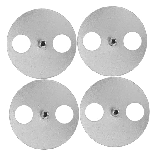 RORPOIR 4 Stück Teiliges Runde Metall Aufziehschlüssel Basis Ersatz für Spieluhr DIY Musikbox Zubehör Stabile Metallteile für Langlebige Verwendung von RORPOIR
