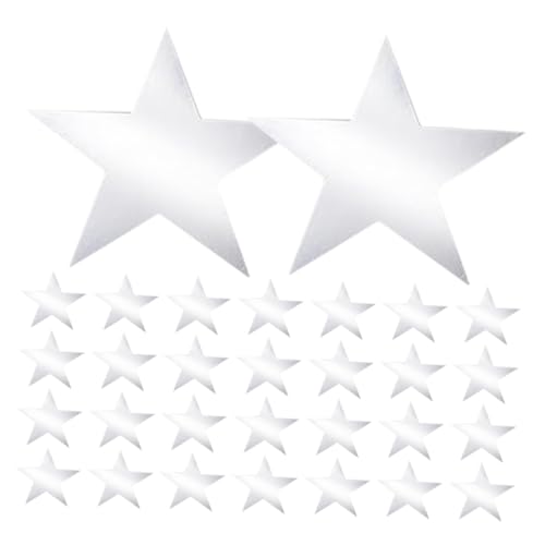 RORPOIR 60 Stück Teiliges Papierstern-konfetti Silberne Stern-dekorationen zum Beschriften Leichte Party Festtagsdeko für Hochzeiten Geburtstage und Feierlichkeiten RORPOIR 60 Stück Teiliges Papierstern-konfetti Silberne Stern-dekorationen zum Beschriften Leichte Party Festtagsdeko für Hochzeiten Geburtstage und Feierlichkeiten von RORPOIR