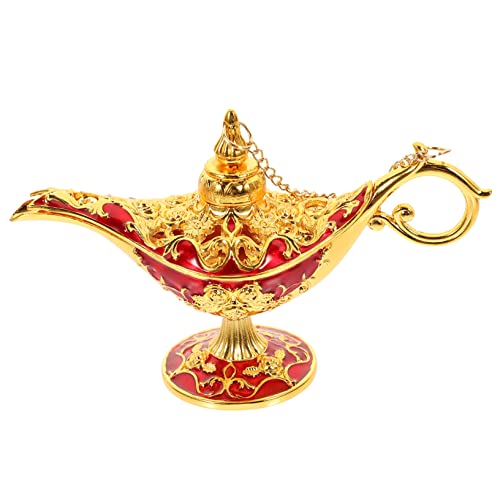RORPOIR Aladins Lampe bürodeko büro Dekoration Festliche Dekoration Dekoration Kerzenlampe Partydekorationen Fiesta Wunschlampenornament dekorative Hausverzierung Zinklegierung rot RORPOIR Aladins Lampe bürodeko büro Dekoration Festliche Dekoration Dekoration Kerzenlampe Partydekorationen Fiesta Wunschlampenornament dekorative Hausverzierung Zinklegierung rot von RORPOIR