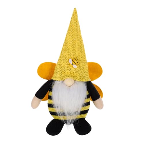 RORPOIR Bienen Festival GNOME Puppe Kreative Biene GNOME Figur Für Zuhause Festtagsverzierung Für Besondere Anlässe Für Bienenliebhaber Und Festlichkeiten von RORPOIR