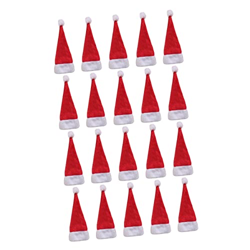 RORPOIR Einzigartige Mini-weihnachtsmannmützen Für Den Weihnachtstag 20 Stück Mini-weihnachtsmützen Lutscher-flaschenverschlüsse Für Dekorationen RORPOIR Einzigartige Mini-weihnachtsmannmützen Für Den Weihnachtstag 20 Stück Mini-weihnachtsmützen Lutscher-flaschenverschlüsse Für Dekorationen von RORPOIR