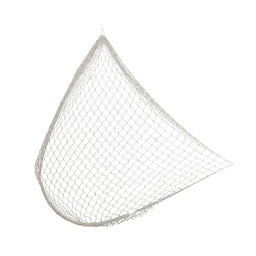 RORPOIR Fischernetz Wanddekoration aus Baumwollseil Beige als Fotohintergrund und Raumdeko für Zuhause Partys Cafés und Restaurants mit für Mediterranes Flair von RORPOIR