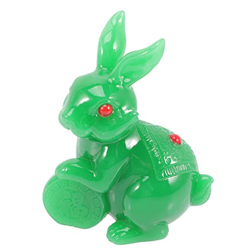 RORPOIR Jade-Kaninchen-Ornament Hase Kaninchenlicht Süßes Sparschwein Kostüm Tragen Cartoon-Decke Gnom Plüsch Figur Kaninchenzubehör Kaninchen- Raumdekoration Green Harz RORPOIR Jade-Kaninchen-Ornament Hase Kaninchenlicht Süßes Sparschwein Kostüm Tragen Cartoon-Decke Gnom Plüsch Figur Kaninchenzubehör Kaninchen- Raumdekoration Green Harz von RORPOIR