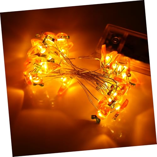 RORPOIR Karottenförmige LED Lichterkette Kupferdraht Weihnachtsbeleuchtung Dekorative Lichter für Parties und Festliche Anlässe Warmweiß Batteriebetrieben für Weihnachtsbaum und RORPOIR Karottenförmige LED Lichterkette Kupferdraht Weihnachtsbeleuchtung Dekorative Lichter für Parties und Festliche Anlässe Warmweiß Batteriebetrieben für Weihnachtsbaum und von RORPOIR