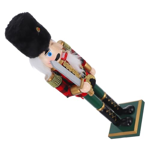 RORPOIR Klassischer Holz -Soldat Weihnachtsdekoration Tischfigur Xmas Ornament Wiederverwendbar Lebendige Handgefertigte Holzfigur für Festliche Raumgestaltung und Foto Requisit RORPOIR Klassischer Holz -Soldat Weihnachtsdekoration Tischfigur Xmas Ornament Wiederverwendbar Lebendige Handgefertigte Holzfigur für Festliche Raumgestaltung und Foto Requisit von RORPOIR