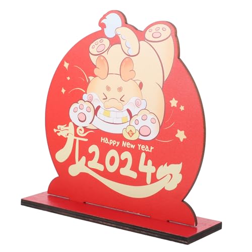 RORPOIR Neujahrsdekorationen Jahr Dekorationen Drache des Neuen Jahres Esszimmertischdekoration Chinesisches Neujahrsdekoration Frühlingsfest-Ornament 2024 Neujahrsdekor Rot Hölzern RORPOIR Neujahrsdekorationen Jahr Dekorationen Drache des Neuen Jahres Esszimmertischdekoration Chinesisches Neujahrsdekoration Frühlingsfest-Ornament 2024 Neujahrsdekor Rot Hölzern von RORPOIR