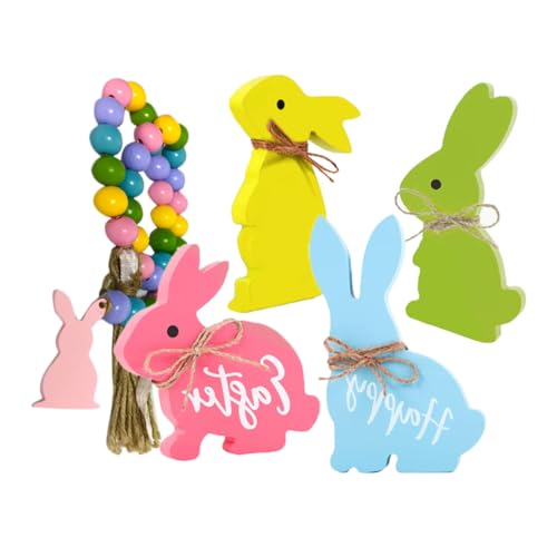 RORPOIR Osterhase Set Holz Handwerk Kit Ostern Dekorationen Home Dekorationen RORPOIR Osterhase Set Holz Handwerk Kit Ostern Dekorationen Home Dekorationen von RORPOIR