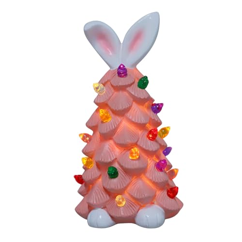 RORPOIR Osterhasenleuchten Hasen-Tischdekoration ostertag Dekoration tischdeko Ostern Osterfest Dekoration dekorative Figur Hasenharz Gartenhasen-Skulptur Kaninchen- für zu Hause Rosa RORPOIR Osterhasenleuchten Hasen-Tischdekoration ostertag Dekoration tischdeko Ostern Osterfest Dekoration dekorative Figur Hasenharz Gartenhasen-Skulptur Kaninchen- für zu Hause Rosa von RORPOIR