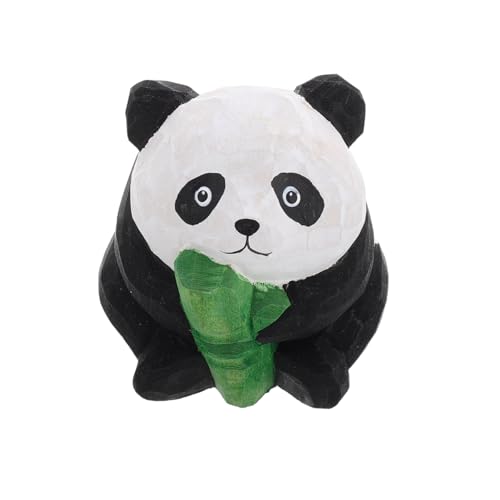 RORPOIR Statue Garten Tier Skulptur Holz Carving Panda Ornamente Home Decor Für Schlafzimmer Sammler RORPOIR Statue Garten Tier Skulptur Holz Carving Panda Ornamente Home Decor Für Schlafzimmer Sammler von RORPOIR