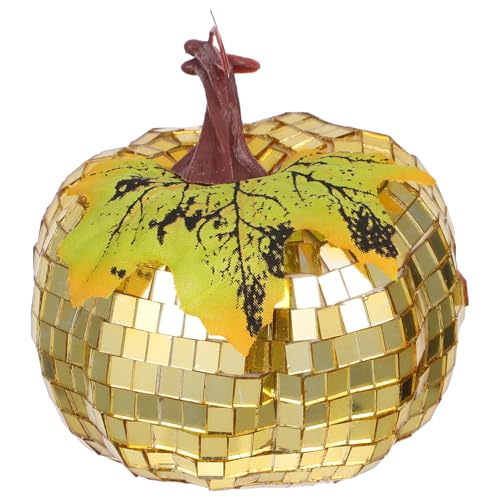 RORPOIR Reflektierender Glitzer Kürbis Jahre Party Deko für Hochzeits Tischdekoration Halloween Erntedankfest und Bauernhaus Stil von RORPOIR