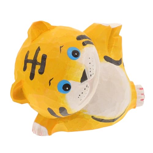 RORPOIR Tigerhandwerk Tigerfigur aus Holz Tiger Statuen Wohnkultur Schreibtisch-Tier-Statue Holztiger zarte Tigerstatue Tiger Figur Hausskulptur Holzfiguren Tigerskulptur aus Holz hölzern RORPOIR Tigerhandwerk Tigerfigur aus Holz Tiger Statuen Wohnkultur Schreibtisch-Tier-Statue Holztiger zarte Tigerstatue Tiger Figur Hausskulptur Holzfiguren Tigerskulptur aus Holz hölzern von RORPOIR