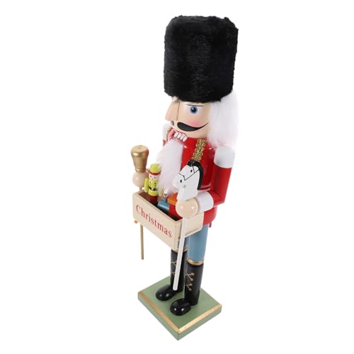 RORPOIR Traditioneller Nussknackerfigur Soldat Holzfigur Weihnachtsdekoration Tischdeko Festlich für Zuhause Hotel Weihnachten RORPOIR Traditioneller Nussknackerfigur Soldat Holzfigur Weihnachtsdekoration Tischdeko Festlich für Zuhause Hotel Weihnachten von RORPOIR