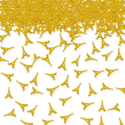 100pcs Eiffelturm Konfetti, Gold Glitter Pariser Party Tisch Konfetti, Paris Französisch Thema Party Papier Streuung Baby Shower/Brautdusche Party Tischdekoration 100pcs Eiffelturm Konfetti, Gold Glitter Pariser Party Tisch Konfetti, Paris Französisch Thema Party Papier Streuung Baby Shower/Brautdusche Party Tischdekoration von ROSTYAKZ