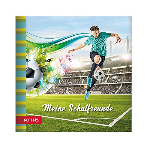ROTH Freundebuch Fußball-Star - 64 Seiten 16,5 x 16,5 cm - Erinnerungsalbum Fußballer und Sport in Grün und Türkis Fußballstar mit 64 Seiten, 16,5 x 16,5 cm, Erinnerungsbuch für alle Fußballer ROTH Freundebuch Fußball-Star - 64 Seiten 16,5 x 16,5 cm - Erinnerungsalbum Fußballer und Sport in Grün und Türkis Fußballstar mit 64 Seiten, 16,5 x 16,5 cm, Erinnerungsbuch für alle Fußballer von ROTH