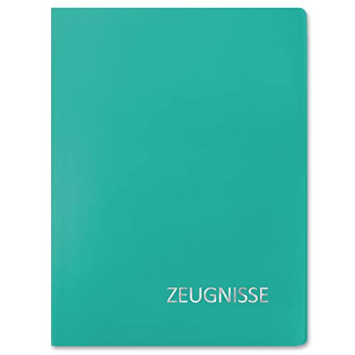 ROTH Zeugnismappe Basic - Türkis - mit 20 A4 Klarsichthüllen, Dokumentenecht - Dokumentenmappe ROTH Zeugnismappe Basic - Türkis - mit 20 A4 Klarsichthüllen, Dokumentenecht - Dokumentenmappe von ROTH