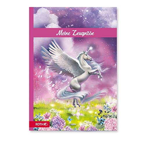ROTH Zeugnismappe Pegasus - mit 10 A4 Klarsichthüllen, dokumentenecht - Dokumentenmappe ROTH Zeugnismappe Pegasus - mit 10 A4 Klarsichthüllen, dokumentenecht - Dokumentenmappe von ROTH