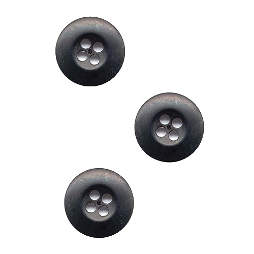 B.D.U. Buttons (100 Black) von ROTHCO