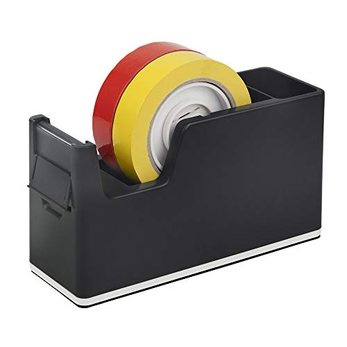 Tischabroller für 2 Rollen Klebeband 25 mm Breite oder für 1 Rolle Packband 50 mm schwer und standfest von ROTIX