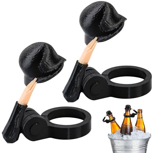 Bierflaschenhelm mit Soldatengruß, 2PCS Flaschenverschluss Bierflaschen, Lustiger Soldat Salute Pose Bierflaschenverschlüsse, Salute-Soldaten-Bierhelm, Wiederverwendbarer Flaschenverschluss für Bier Bierflaschenhelm mit Soldatengruß, 2PCS Flaschenverschluss Bierflaschen, Lustiger Soldat Salute Pose Bierflaschenverschlüsse, Salute-Soldaten-Bierhelm, Wiederverwendbarer Flaschenverschluss für Bier von ROTKUSZ