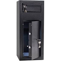ROTTNER Einwurftresor CashMatic 1 schwarz 25,0 x 26,0 x 60,0 cm von Rottner