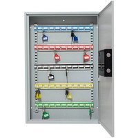 ROTTNER S50 EL Schlüsselkasten grau mit 50 Haken Elektronikschloss von Rottner