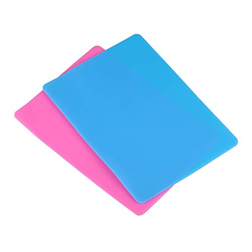 Dicke, antihaftbeschichtete rutschfeste Silikonmatte für Epoxidharz, Kunst, Malerei, hitzebeständig, Zählmatte, große Silikonplatte, Schmuckdisplay von ROYJJ