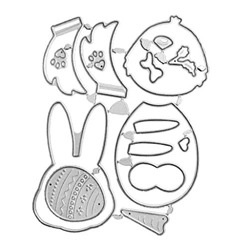 Metall-Stanzformen, Ostern, Basteln, Karbonstahl, Prägeschablone, Schablone, Scrapbooking für Karten, Stanzformen für Kartenherstellung Metall-Stanzformen, Ostern, Basteln, Karbonstahl, Prägeschablone, Schablone, Scrapbooking für Karten, Stanzformen für Kartenherstellung von ROYJJ