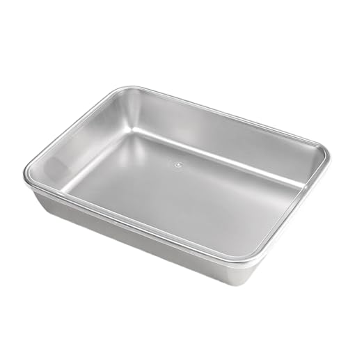 ROYJJ Tiramisu-Tablett aus Edelstahl, antihaftbeschichtet, Mehrzweck-Backblech für Desserts, Küchenzubehör, Tiramisu-Form ROYJJ Tiramisu-Tablett aus Edelstahl, antihaftbeschichtet, Mehrzweck-Backblech für Desserts, Küchenzubehör, Tiramisu-Form von ROYJJ