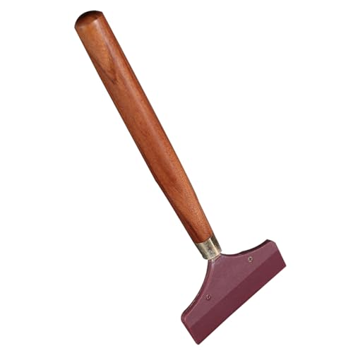 Traditioneller Wasserschaber mit Silikonkopf für Teeset, Wartung, tragbarer Tee-Rakel, Plattenreiniger, Werkzeug, Holzpflege von ROYJJ