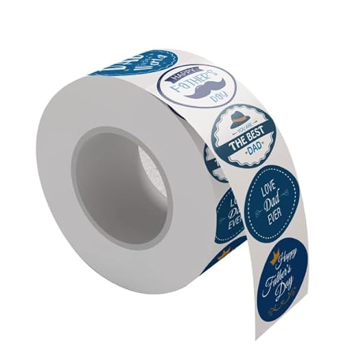 Vatertags-Aufkleber, 500 Stück/Rolle, Umschlagsiegel, Etiketten, Aufkleber, Zubehör, Partygeschenke, Etiketten für Kinder von ROYJJ