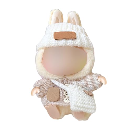 Kleidung für 17 cm große Puppe (Khaki) von RPEIXYA