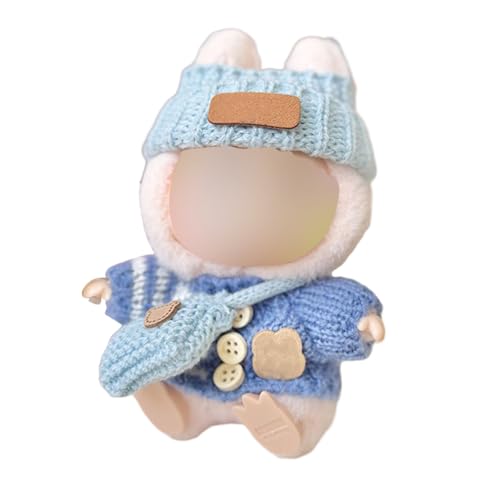Kleidung für 17 cm große Puppe (blau) von RPEIXYA